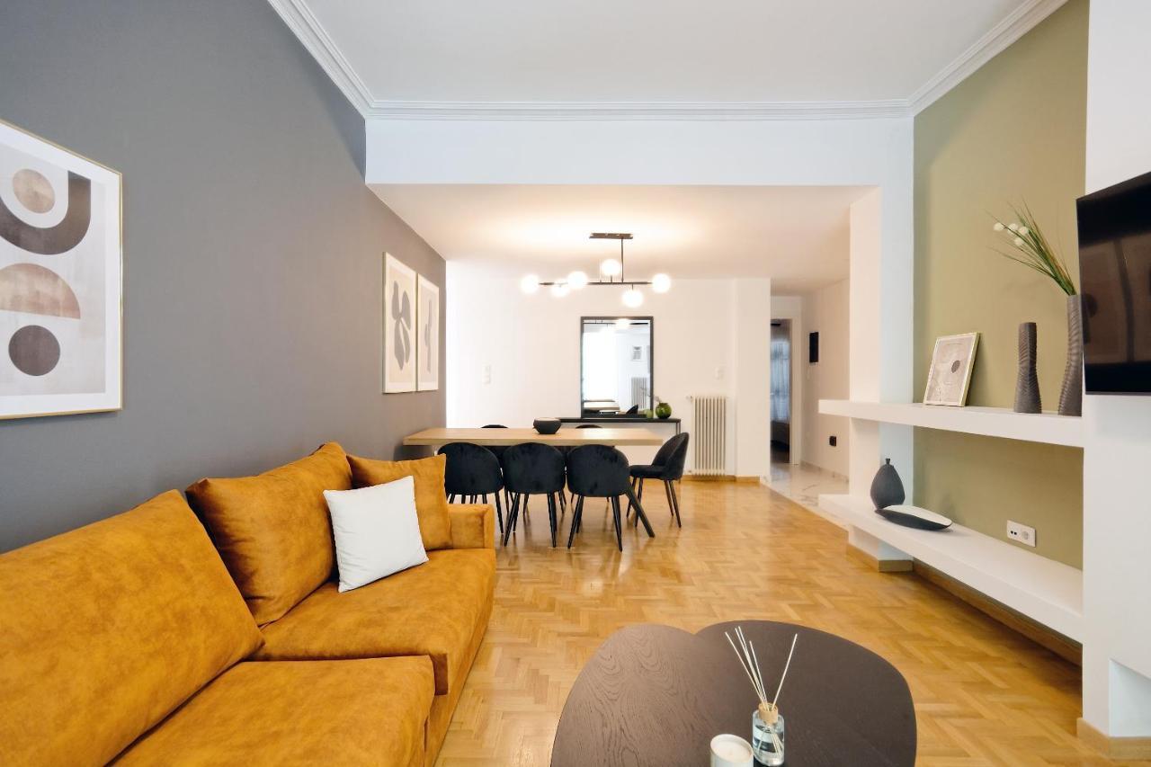 Elegant Big Apartment In Athens Center With Balcony 외부 사진
